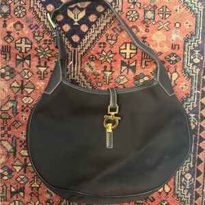ferragamo shoulder bag, purchased vintage in Japan. beautiful piece.